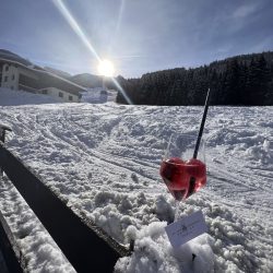 Dorflwirt Winter Glas Im Schnee FC Dörflwirt